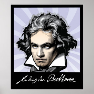 Póster Ludwig van Beethoven