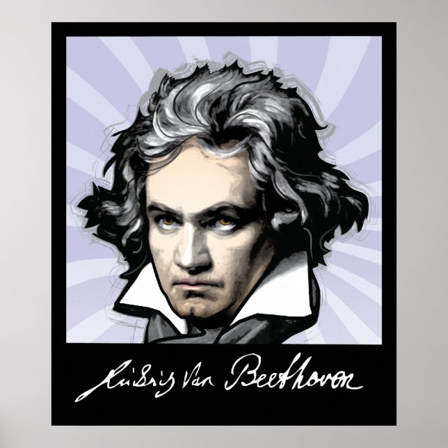Póster Ludwig van Beethoven (Frente)