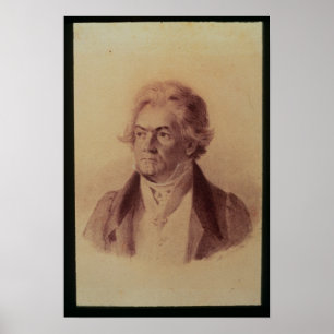 Póster Ludwig van Beethoven , 1824