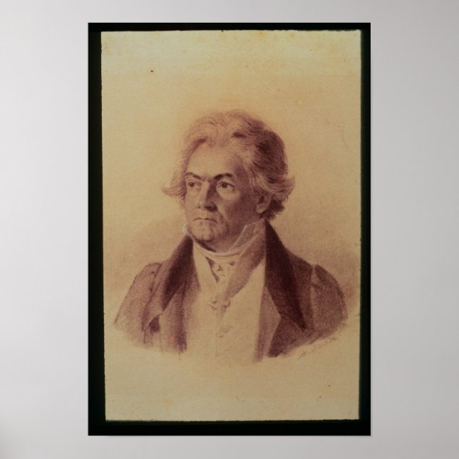 Póster Ludwig van Beethoven , 1824 (Frente)