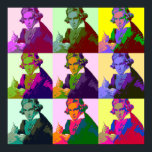 Póster Ludwig Van Beethoven Pop Art<br><div class="desc">Beethoven(1770-1827) fue compositor y pianista clásico y romántico</div>