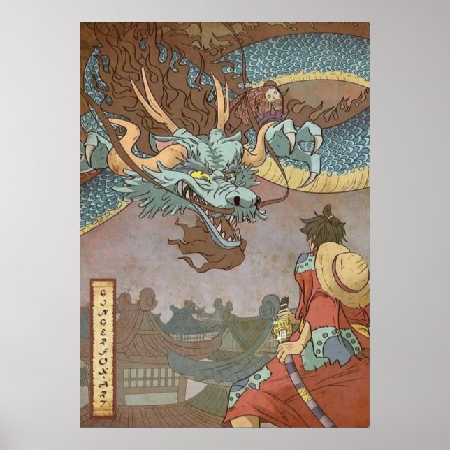 Póster Luffy vs Kaido (Frente)
