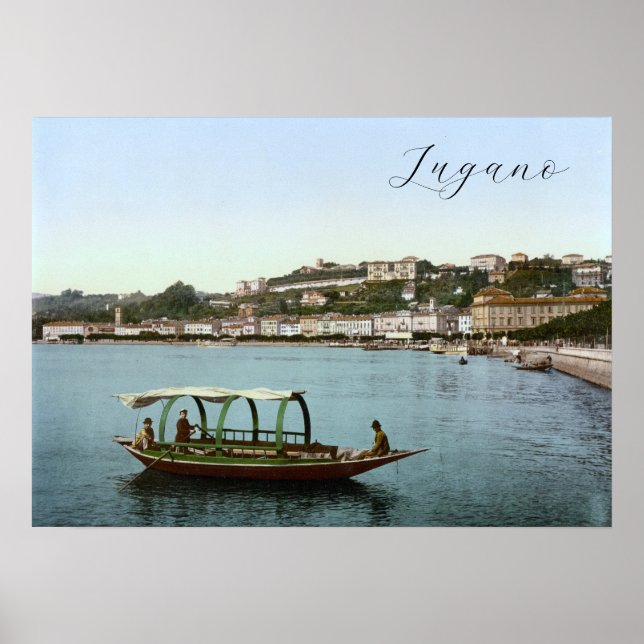 Póster Lugano, Suiza (Frente)