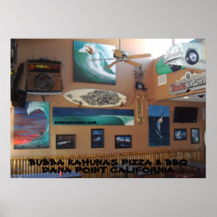 Póster lugar antiguo de bubbas