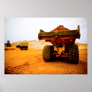 Póster Lugar de construcción, Luanda, provincia de Luanda