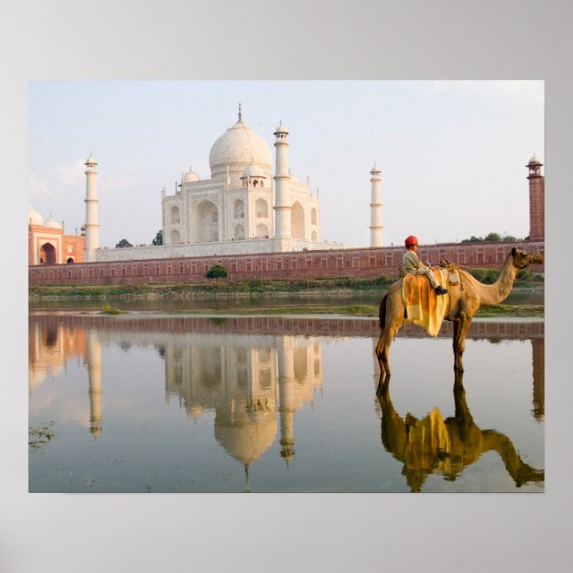 Póster Lugar de enterramiento del famoso templo del Taj M (Frente)