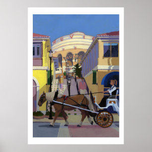 Póster Lugar de la ciudad