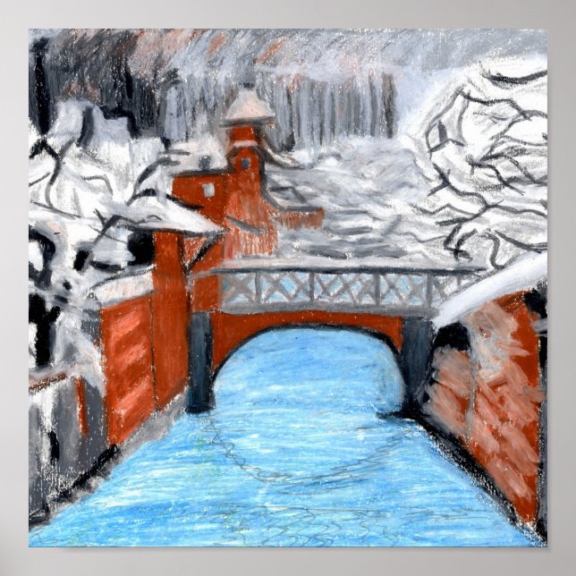 Póster Lugar de nieve (Frente)