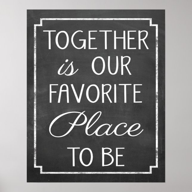 Póster Lugar favorito (Frente)