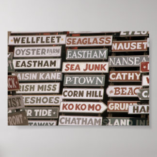 Póster Lugares de Cape Cod