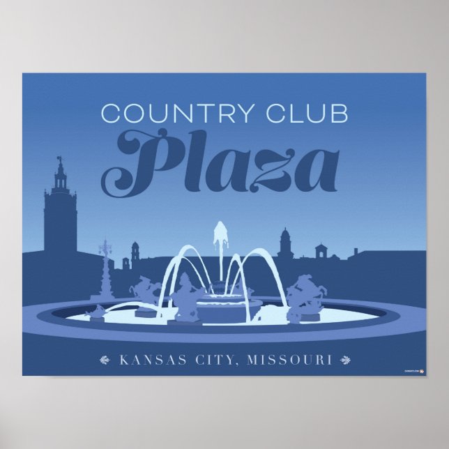 Póster Lugares de interés de Kansas City: Country Club -  (Frente)