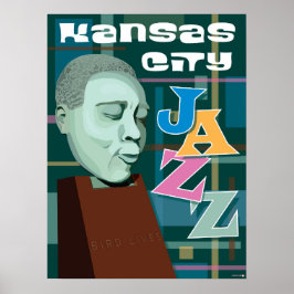 Póster Lugares de interés de Kansas City: Jazz KC - 18 x 