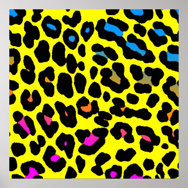 Póster Lugares de leopardo del Corey Tiger 80 (amarillo) (Frente)