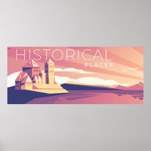 Póster Lugares históricos