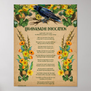 PÓSTER LUGHNASADH INVOCATION PRAYER