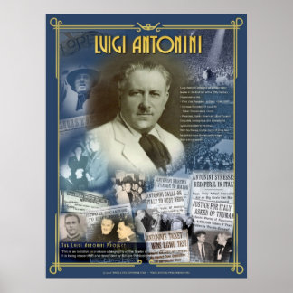 Póster Luigi Antonini Poster