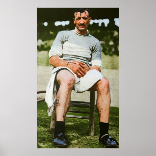 Póster Luigi Ganna Milan Ganador Primer Giro de Italia 19