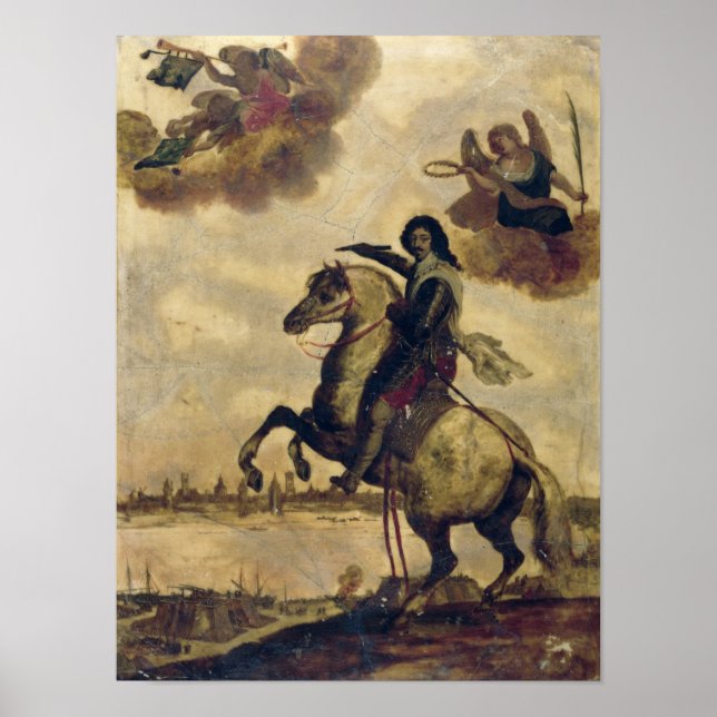 Póster Luis XIII al asedio de La Rochelle (Frente)