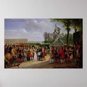 Póster Luis XIV Dedicando el Milo de Puget