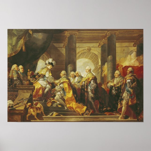 Póster Luis XVI de Francia (Frente)