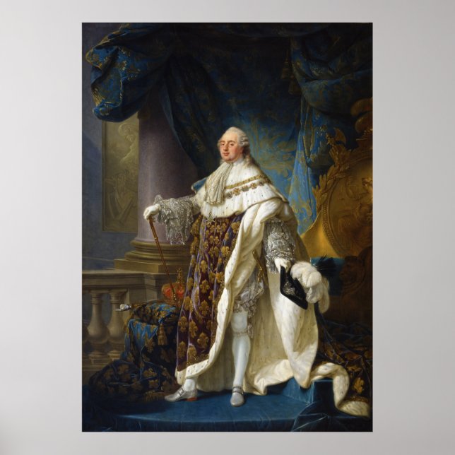 Póster Luis XVI Rey de Francia y Navarra (1754-1793) (Frente)