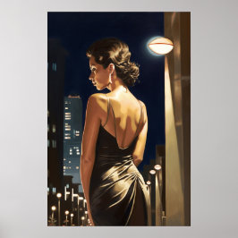 Póster Luisa a la luz de la calle