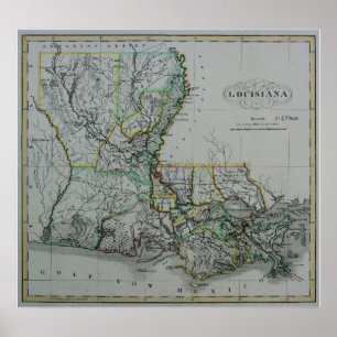 Póster Luisiana: 1824