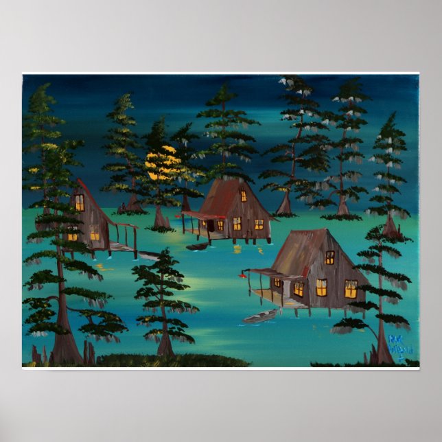 Póster Luisiana Medianoche Vecinos (Frente)