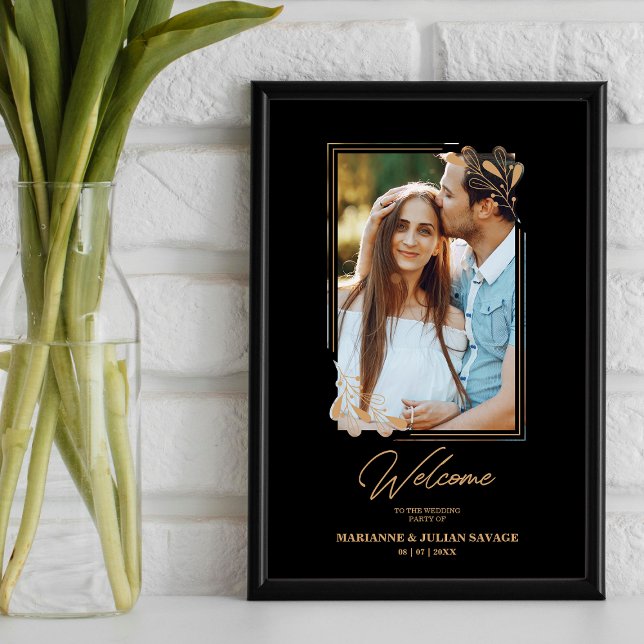 Póster Lujo Fake Golden Branches Fancy Calligraphy (Subido por el creador)