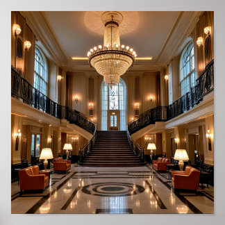 Póster Lujoso Interior De Casa