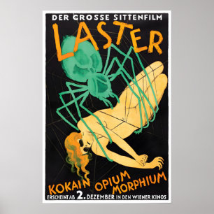Póster Lujurias de la humanidad por Rudolf Meinert 1927 a