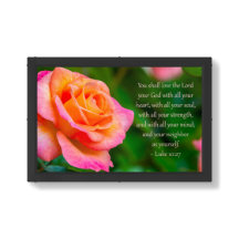 Luke 10:27 Print, Value Poster Paper (Semi-Gloss)