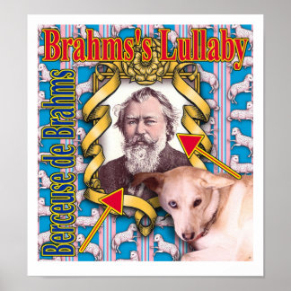 Póster Lullabia de Brahms