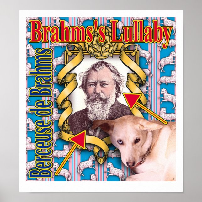 Póster Lullabia de Brahms (Frente)