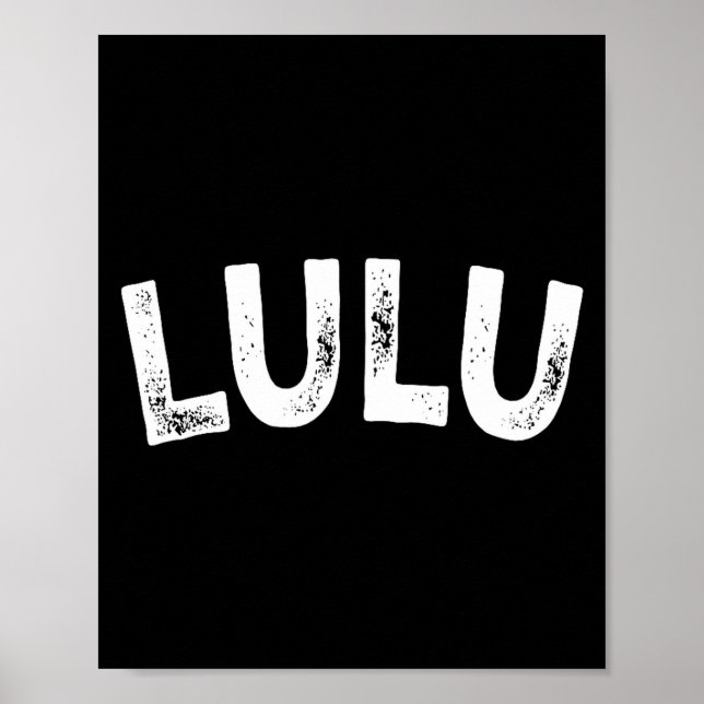 Póster Lulu  (Frente)