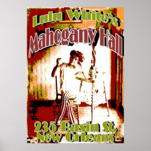 Póster Lulu Whites Brothel New Orleans