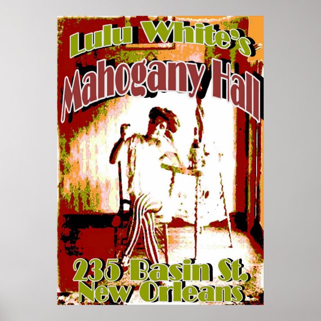 Póster Lulu Whites Brothel New Orleans (Frente)