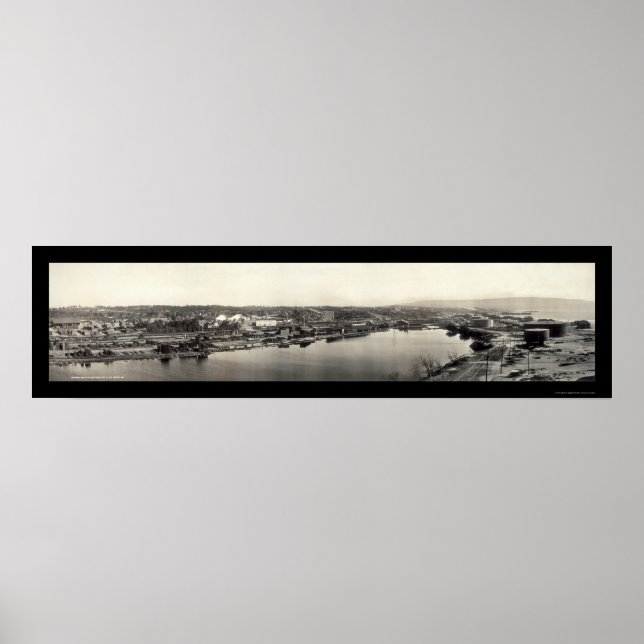 Póster Lumber Redondo Beach Photo 1909 (Frente)