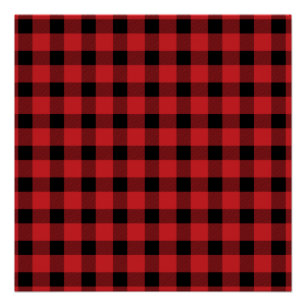 Póster Lumberjack Red Buffalo Country Plaid