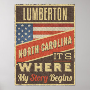 Póster Lumberton North Carolina