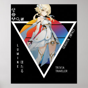 Póster Lumine Genshin Impact