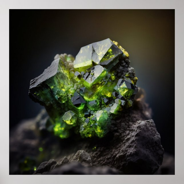 Póster Luminosa Gemstone Peridot, Cierre (Frente)