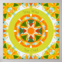 Luminosa Naranja Verde Permanencia Salvaje Estrell