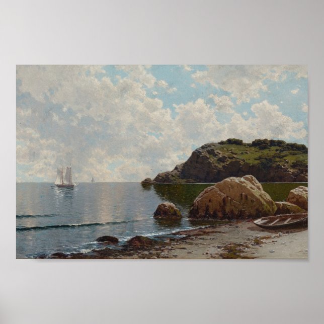Póster Luminosa Tarde Marítima (Frente)