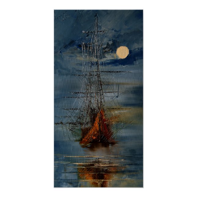 Póster Luna (Anverso)