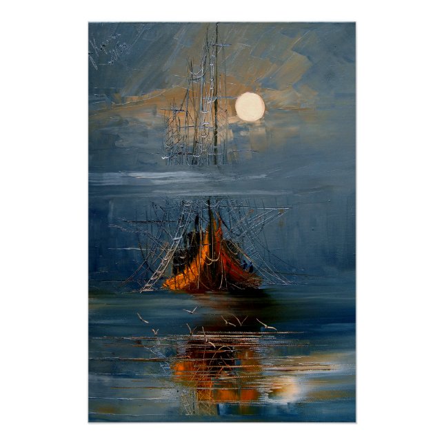 Póster Luna (Anverso)