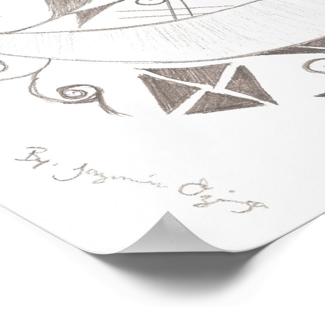 Póster Luna (Esquina)