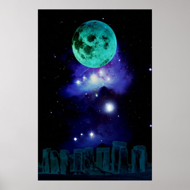 Póster Luna Azul Pagan (Frente)