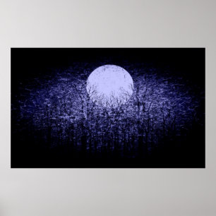 Póster Luna completa n.º 9