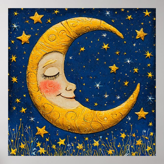 Póster Luna creciente caprichosa (Frente)